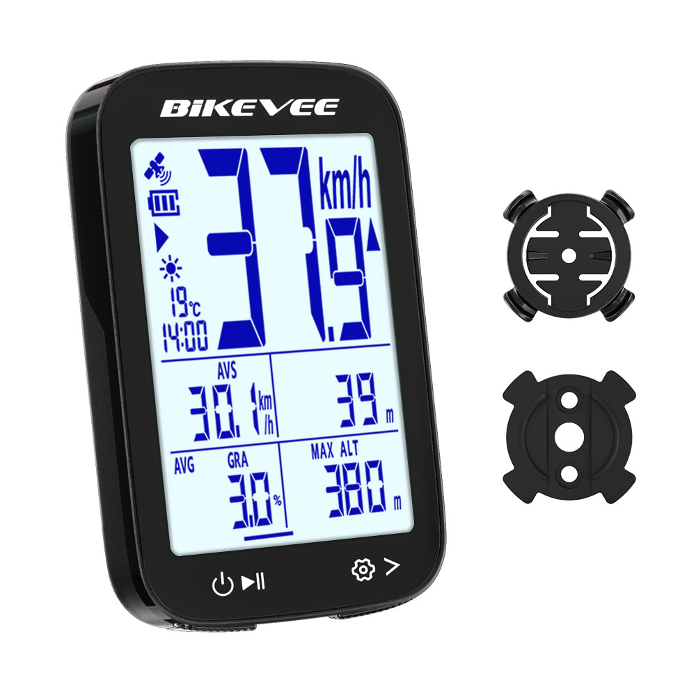 Cycling Gear Rack - Bikevee คอมพิวเตอร์จักรยานไร้สายกันน้ำรุ่นใหม่ล่าสุด หน้าจอ LCD อเนกประสงค์ วัดความสูง