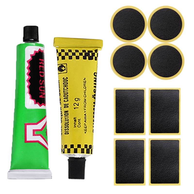 Bicycle Repair Kit - จักรยาน Ban AUS ชุดซ่อมชุดเครื่องมือจักรยานยางยาง Patching กาวยางกาวซ่อมเครื่องมือ