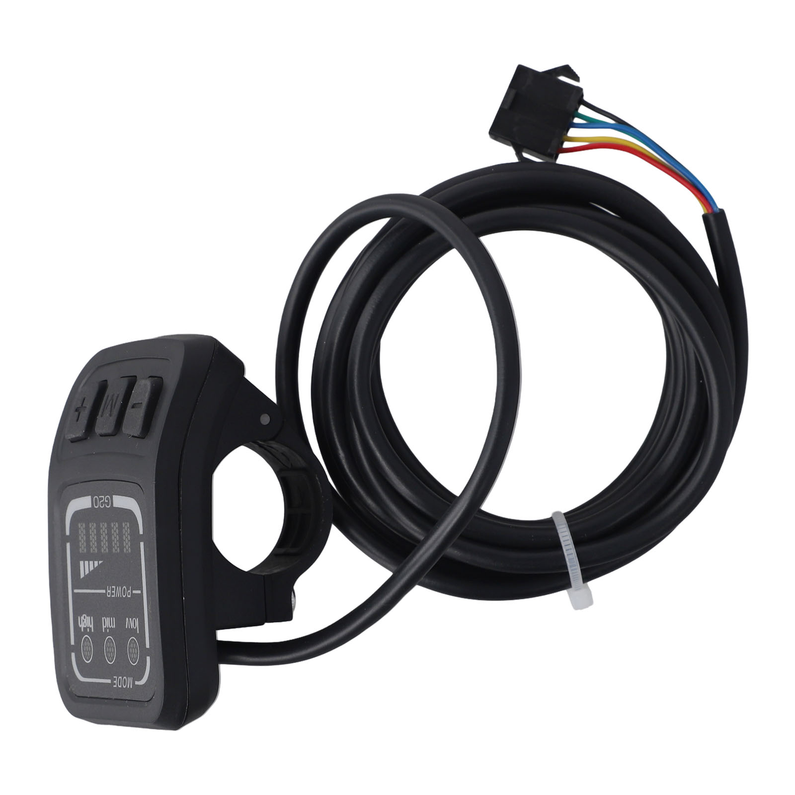Cycling Gear Display - /48V /LED /เครื่องวัดพลังงานพร้อมไฟแสดงสถานะเกียร์สำหรับจักรยานไฟฟ้าสกู๊ตเตอร์โปรโตคอล UART IPX4 ชิ้นส่วนจักรยานกันน้ำ