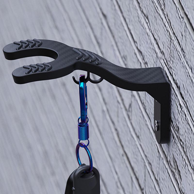 Cycling Gear Rack - รถจักรยานยนต์หัวเกียร์ Hook หมวกกันน็อครถจักรยานยนต์ผู้ถือหมวกกันน็อค Hook Wall Mount