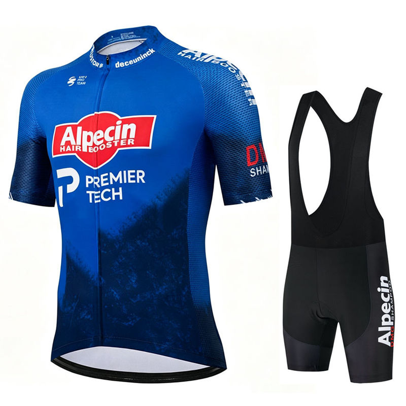 Cycling Gear Sale - Alpecin Pro ขี่จักรยาน Jersey ชุดผู้ชายกางเกงขาสั้นจักรยานแขนสั้น Bicicleta