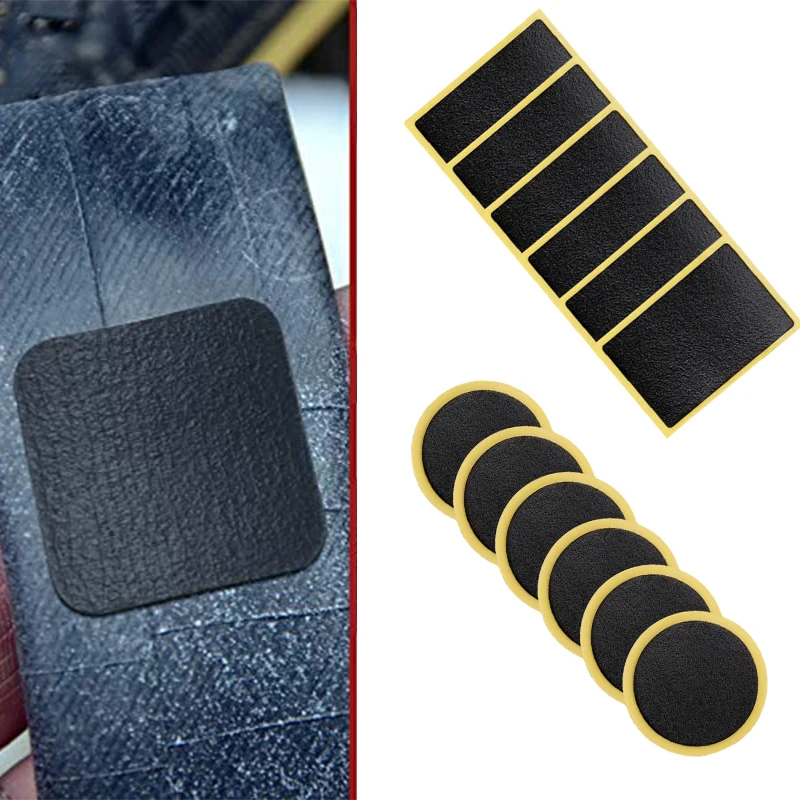 Bicycle Repair Kit - 12 ชิ้นยางเจาะแพทช์ซ่อมเครื่องมือจักรยานยางยางซ่อมรอบแพทช์ชุดไม่มีกาวจักรยานด้านในเจาะ