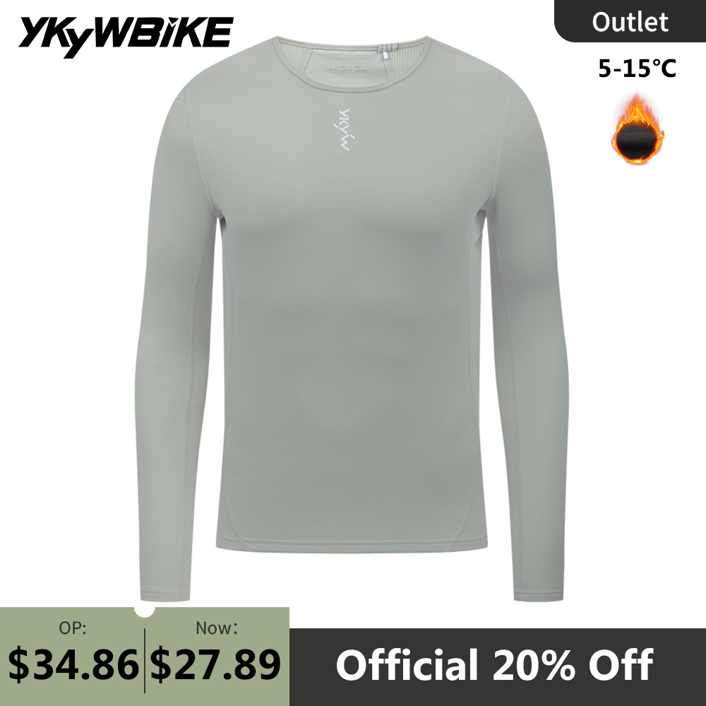 Cycling Gear For Winter - เสื้อปั่นจักรยานชาย YKYWBIKE สำหรับฤดูหนาวและฤดูใบไม้ร่วง แขนยาว เสื้อซับในสำหรับปั่นจักรยานเสือหมอบ เสื้อจักรยาน