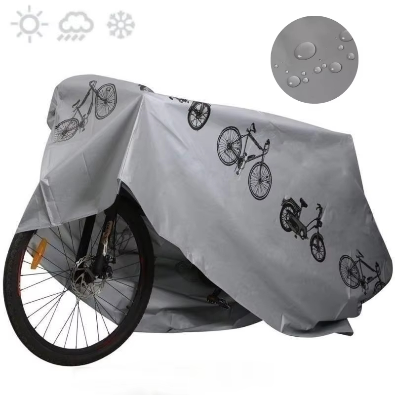Junior Cycling Gear - ผ้าคลุมจักรยานกันน้ำ ผ้าคลุมจักรยานสำหรับกลางแจ้ง ผ้าคลุมกันแดด ผ้าคลุมจักรยานเสือภูเขา อุปกรณ์เสริมจักรยาน