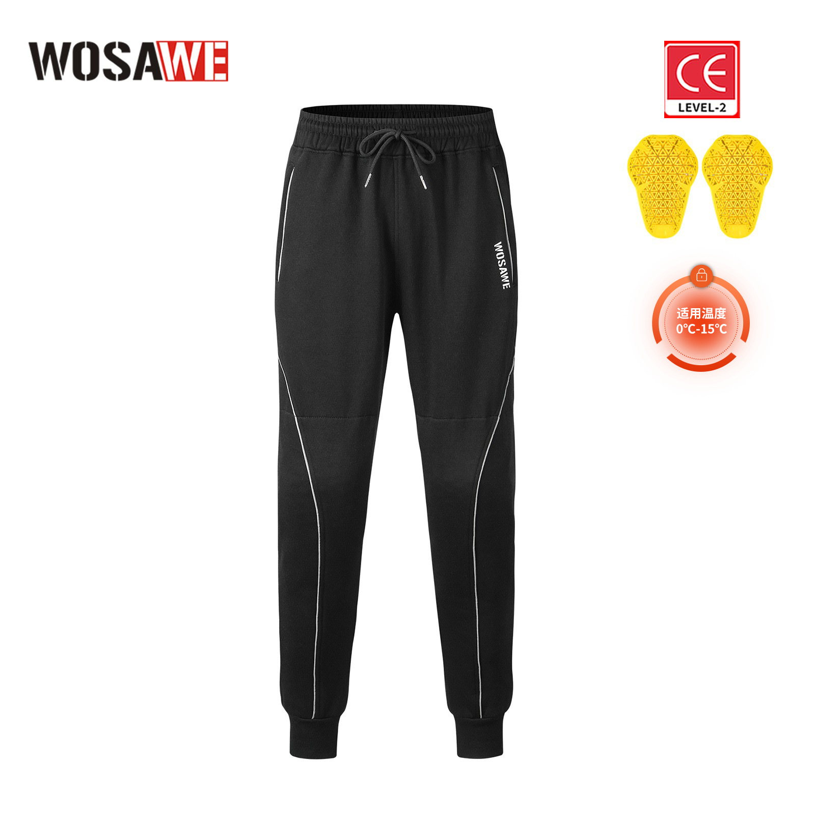 กางเกงมอเตอร์ไซค์ฤดูหนาว WOSAW - Cycling Gear Pants บทวิจารณ์และราคา