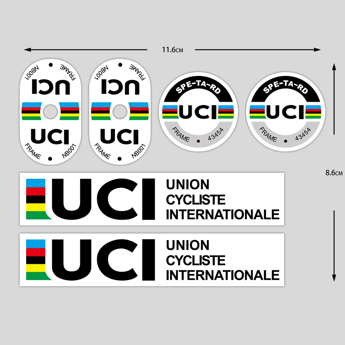 สติกเกอร์ติดเฟรมจักรยาน UCI วั - Cycling Gear Sale บทวิจารณ์และราคา