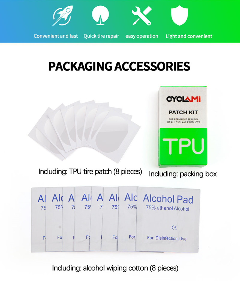 ใหม่ Penambal Ban TPU หลอด CYC - Bicycle Repair Kit บทวิจารณ์และราคา