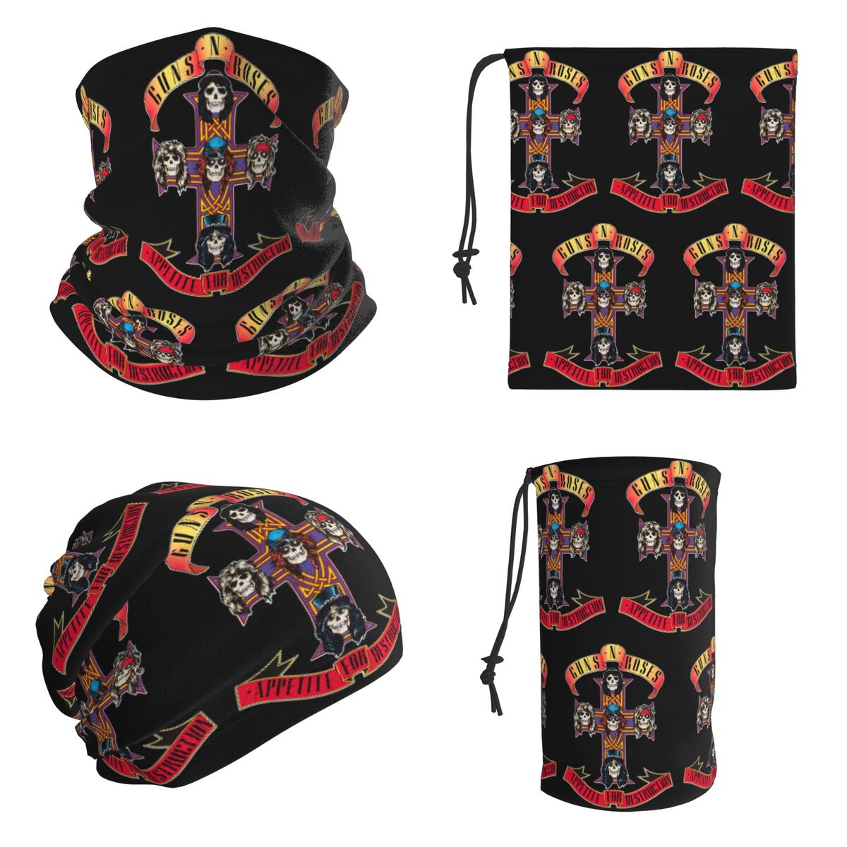 ผ้าพันคอ/ผ้าคลุมหน้า Guns N' R - Cycling Face Mask บทวิจารณ์และราคา