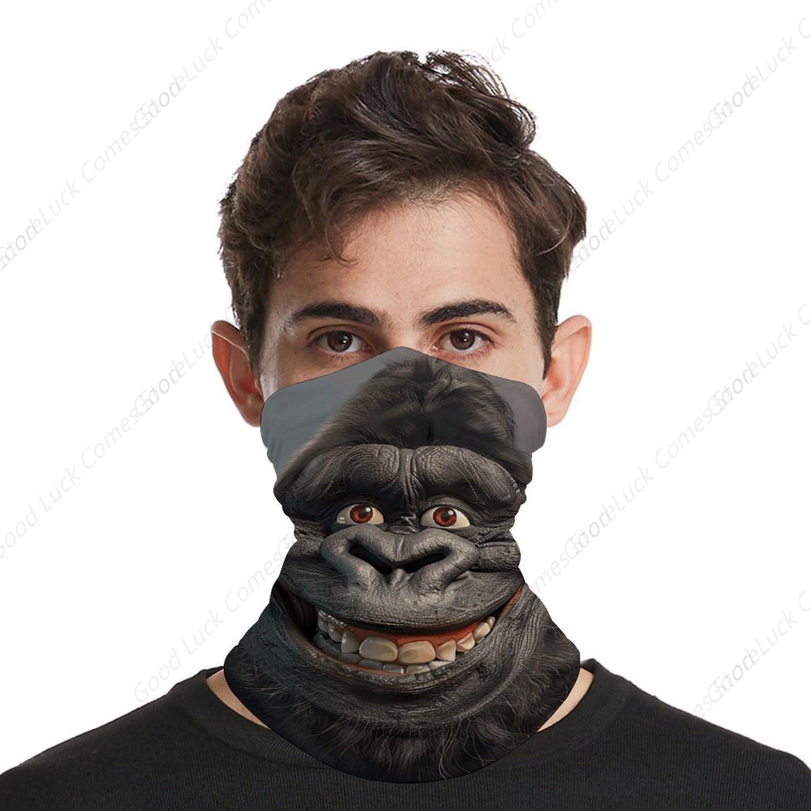 ผ้าบัฟลายกอริลล่ายิ้ม สำหรับหน - Cycling Face Mask บทวิจารณ์และราคา