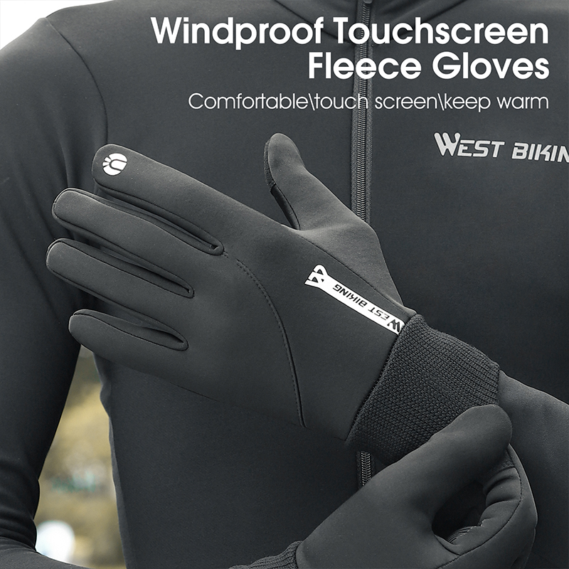 WEST BIKINGฤดูหนาวผู้ชายถุงมือ - Cycling Gear Display บทวิจารณ์และราคา