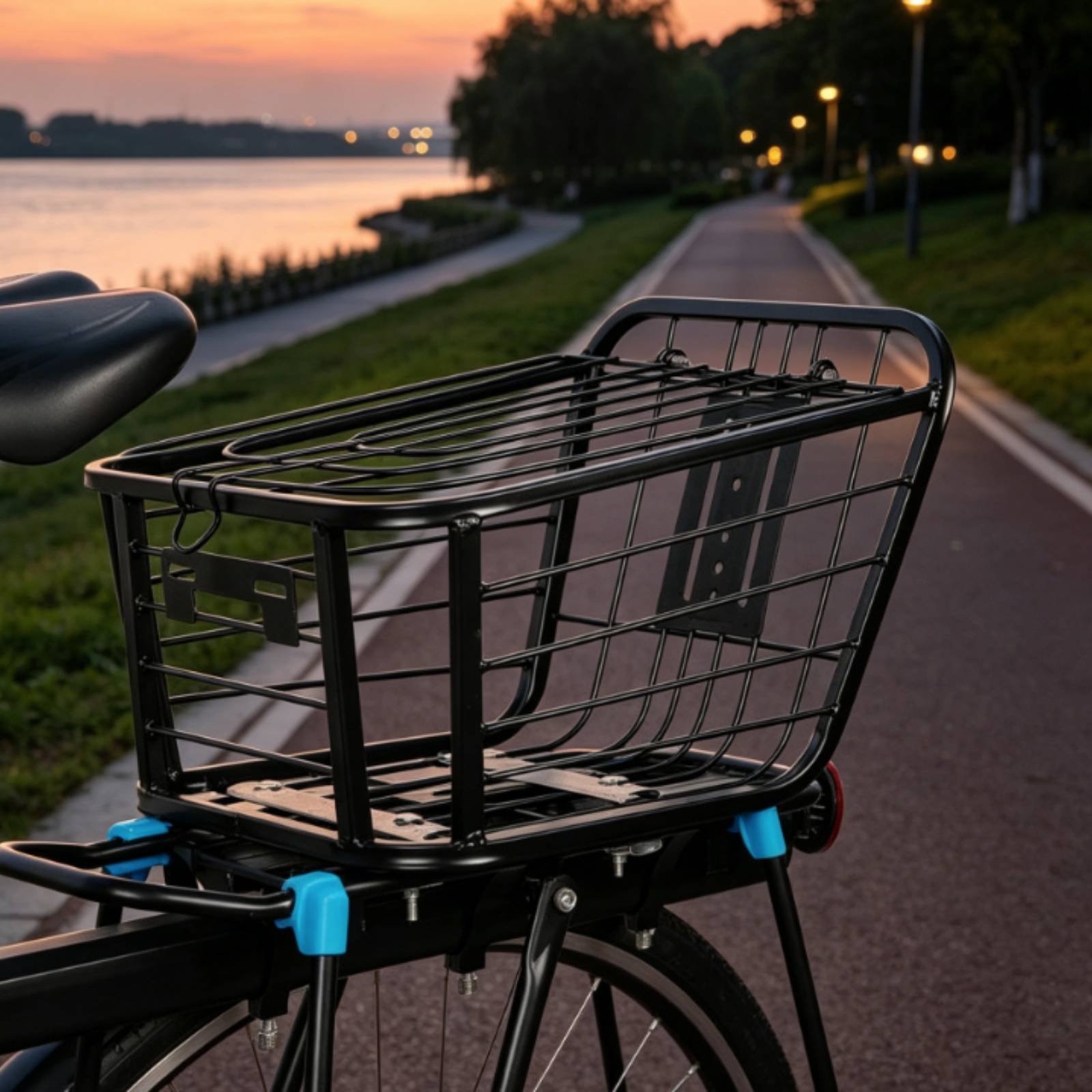 ตะกร้าจักรยานแบบพับได้ ตะกร้าห - Cycling Gear Rack บทวิจารณ์และราคา