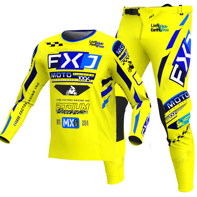 ใหม่ FXJ สีเหลือง ENDURO ชุดเก - Cycling Gear Pants บทวิจารณ์และราคา