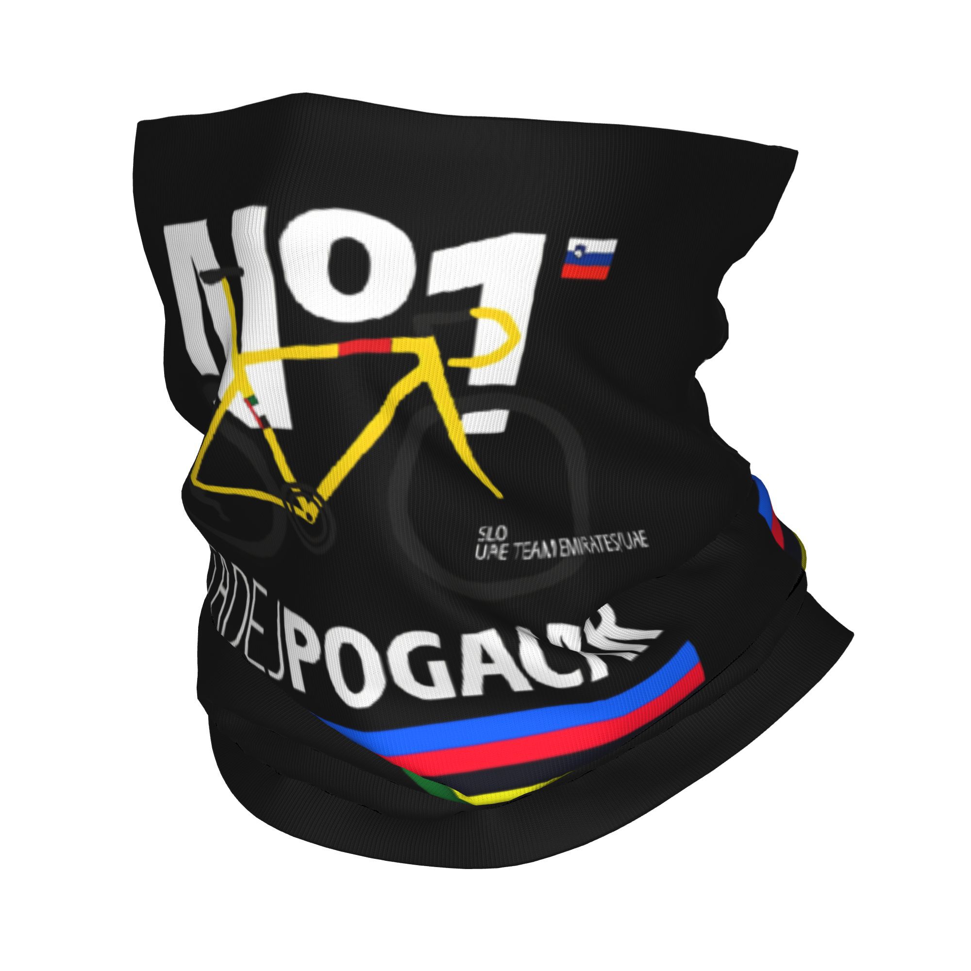 Tadej Pogacar ขี่จักรยานผ้าพัน - Cycling Face Mask บทวิจารณ์และราคา