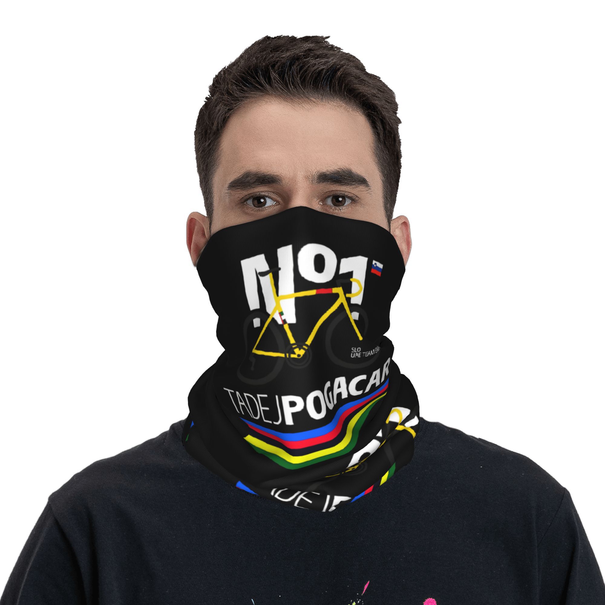 Tadej Pogacar ขี่จักรยานผ้าพัน - Cycling Face Mask บทวิจารณ์และราคา