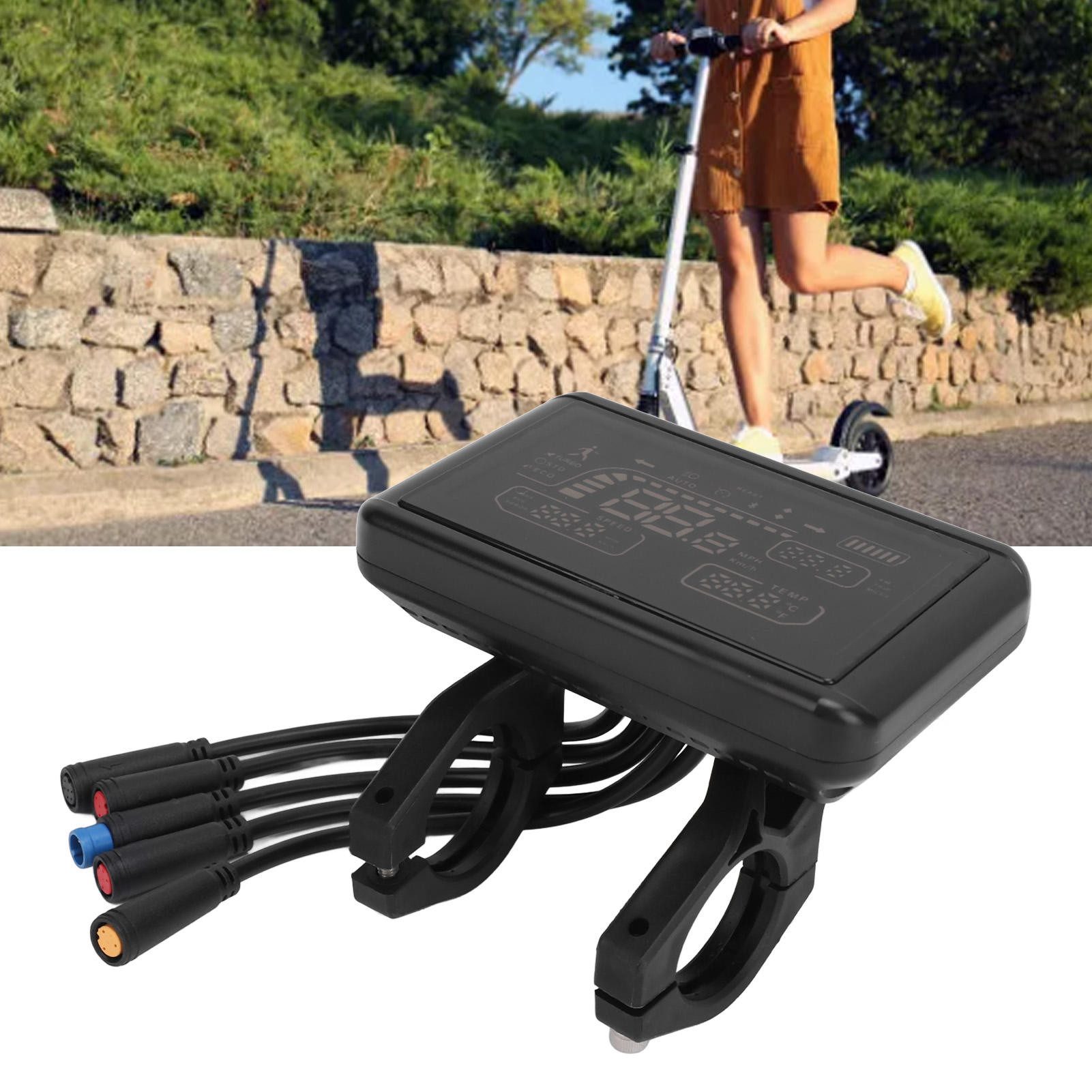 แผงหน้าปัดจักรยานไฟฟ้า ตัวบ่งช - Cycling Gear Display บทวิจารณ์และราคา