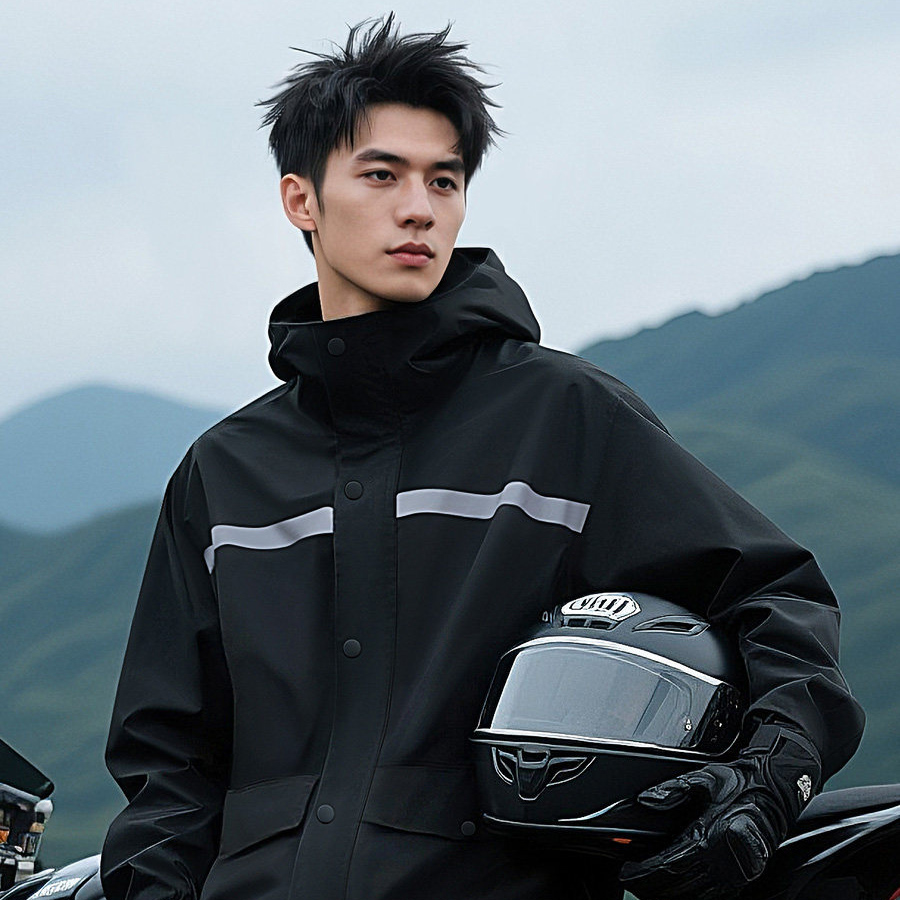 ชุดกันฝนแบบแยกชิ้นพร้อมแถบสะท้ - Cycling Gear Pants บทวิจารณ์และราคา