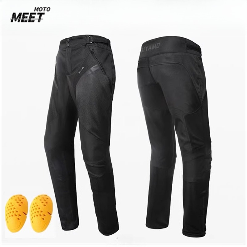 กางเกงมอเตอร์ไซค์ผู้ชายระบายอา - Cycling Gear Pants บทวิจารณ์และราคา