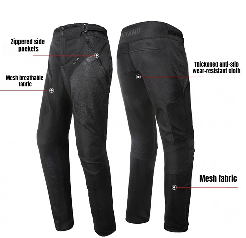กางเกงมอเตอร์ไซค์ผู้ชายระบายอา - Cycling Gear Pants บทวิจารณ์และราคา